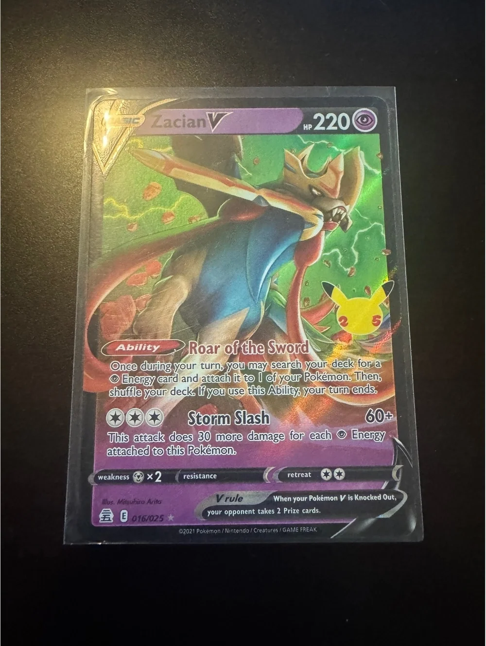 Cyclizar ex 051/064 Zacian V 016/025 Pokemon Card Lot